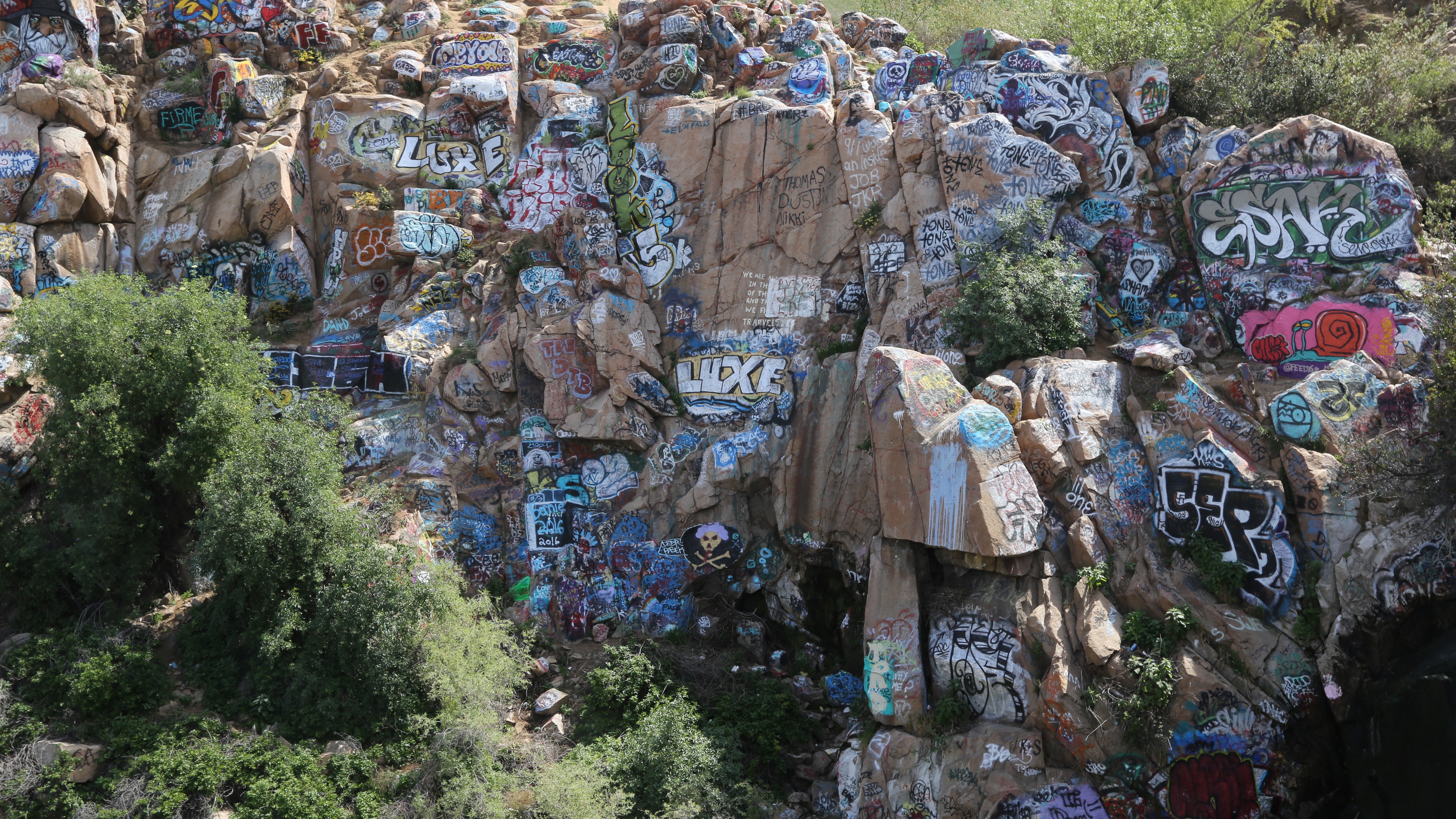 Graffiti Falls Hike California Curiosities