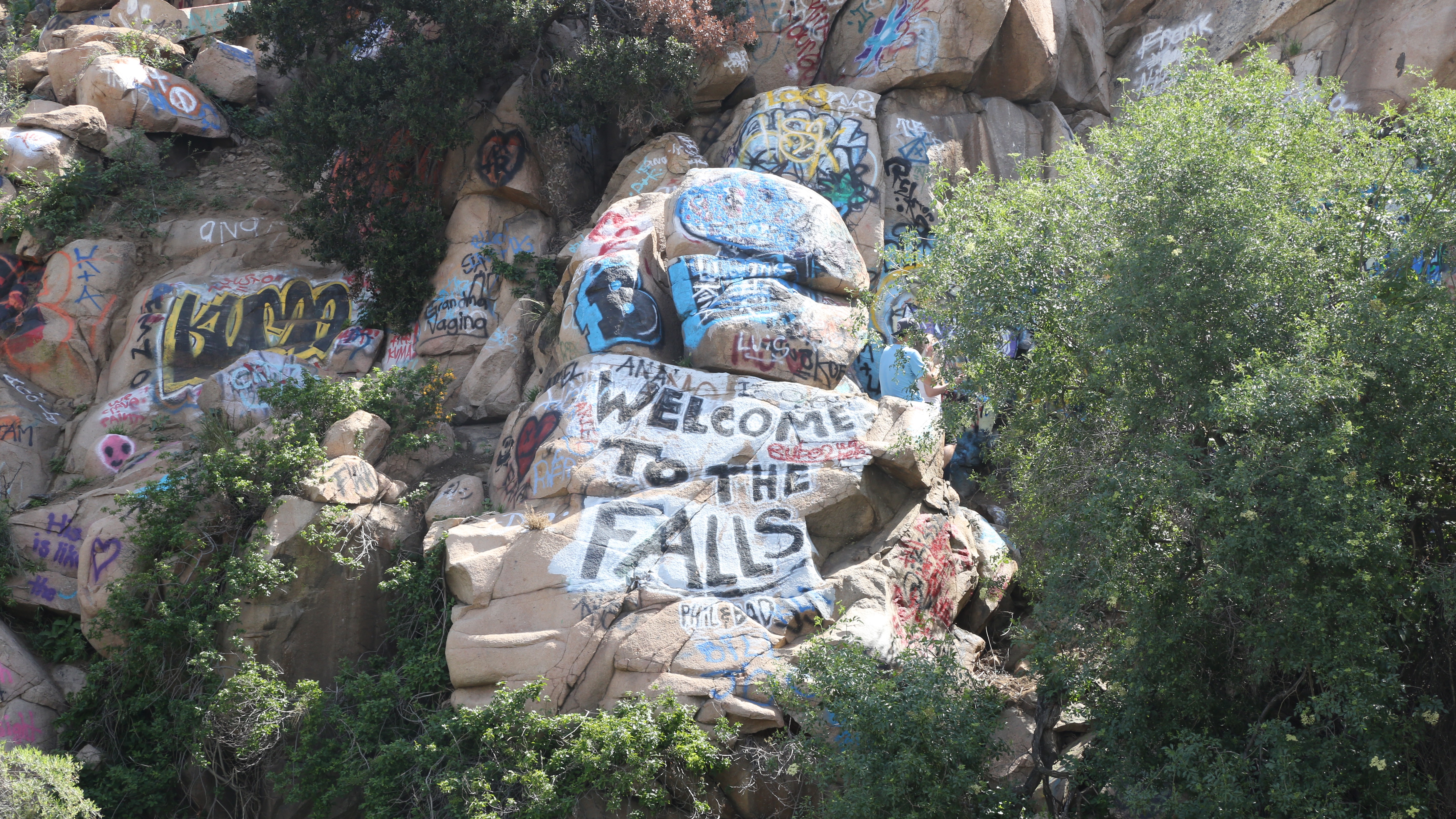 Graffiti Falls Hike California Curiosities