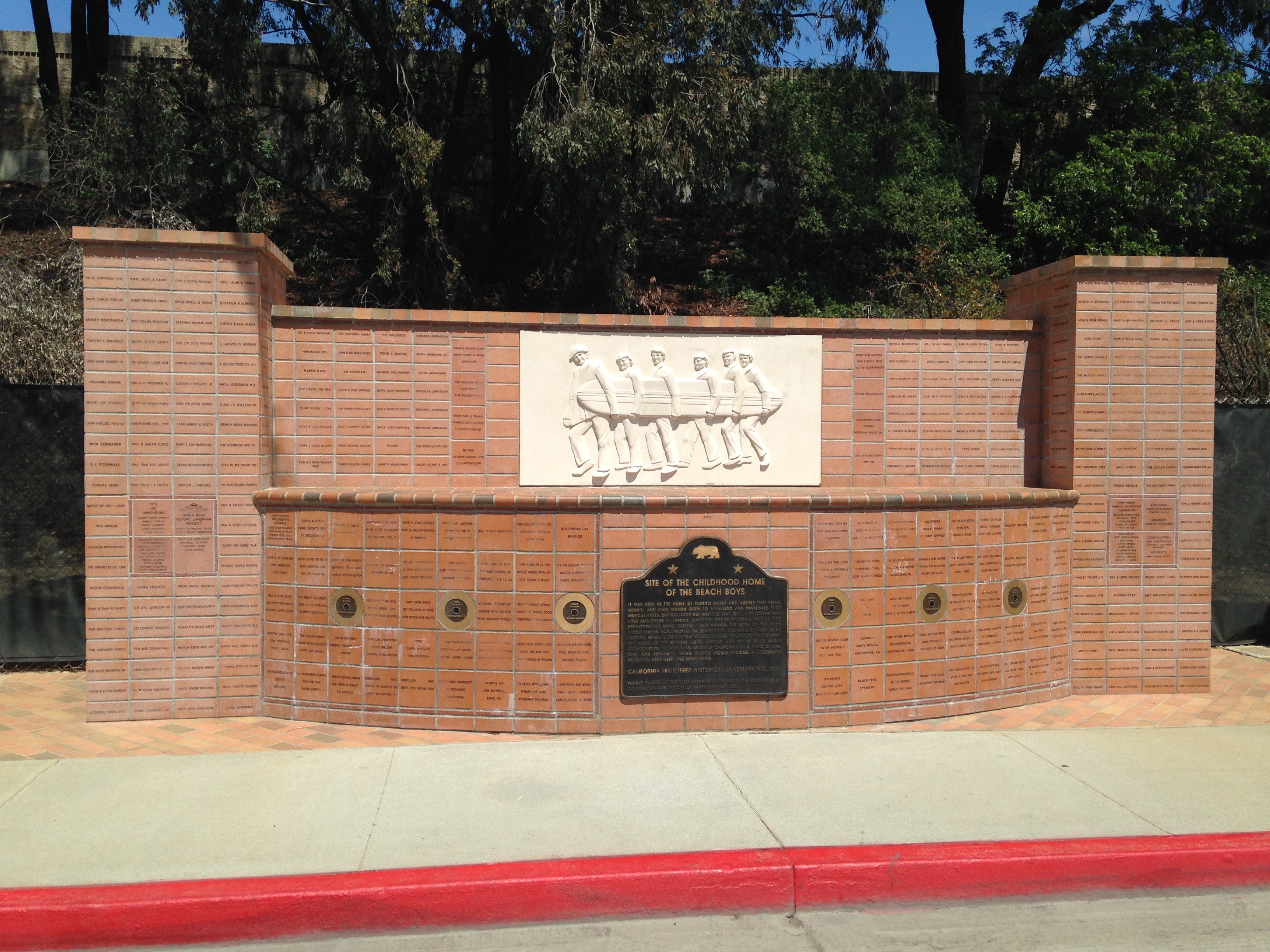 Beach Boys Historic Landmark Hawthorne Ca